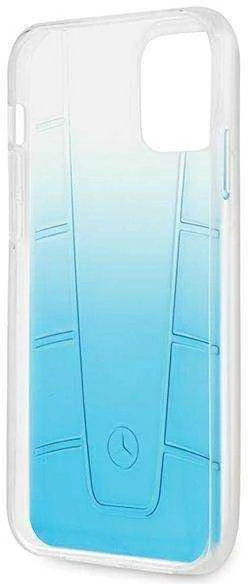 Mercedes MEHCP12LCLGBL Apple iPhone 12 Pro Max 6,7″ mėlynas kietas dėklas skaidrus Line