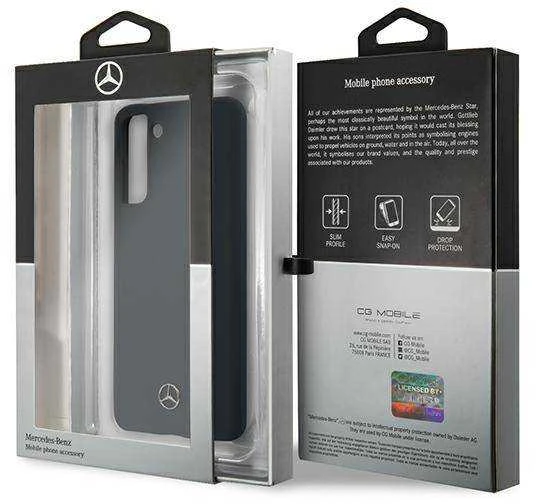 Mercedes MEHCS21SSILNA S21 G991 mėlynas kietas dėklas Silicone Line