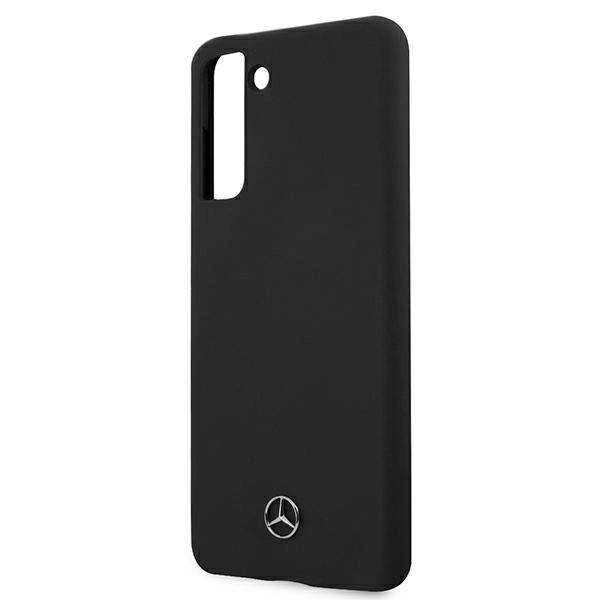 Mercedes MEHCS21MSILBK S21+ G996 juodos spalvos kietas dėklas Silicone Line