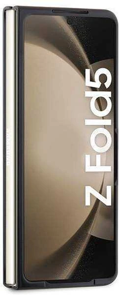 Mercedes MEHCZFD5ARMBK Z Fold 5 F946 juodos spalvos kietas dėklas Leather Urban