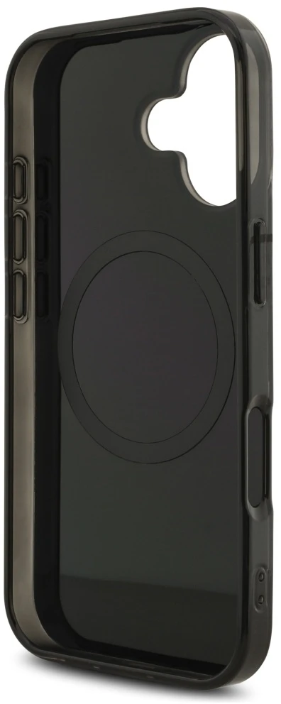 Mercedes Dėklas AMG Double Layer skaidrus Graphics MagSafe Apple iPhone 17 juodos spalvos