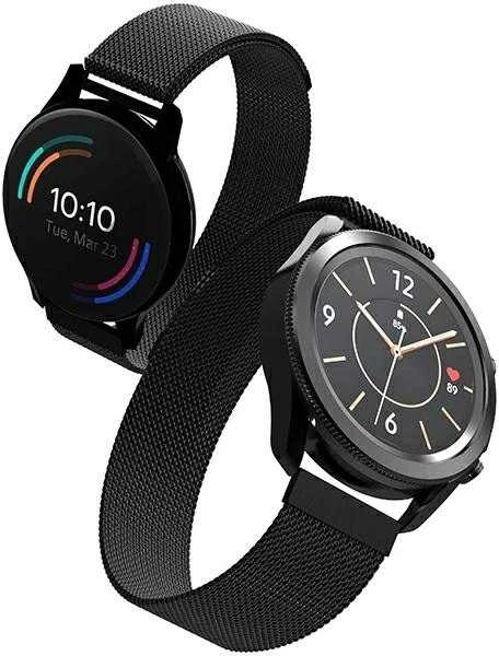 Mercury Mesh apyrankė Apple Watch 38/40/41 mm juodos spalvos
