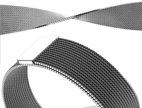 Mercury Mesh apyrankė Apple Watch 42/44/45 mm sidabro spalvos
