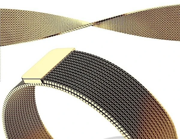 Mercury Mesh apyrankė Apple Watch 42/44/45 mm aukso spalvos