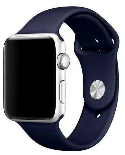 „Mercury“ silikoninė apyrankė „Apple Watch 38/40/41 mm“, tamsiai mėlyna
