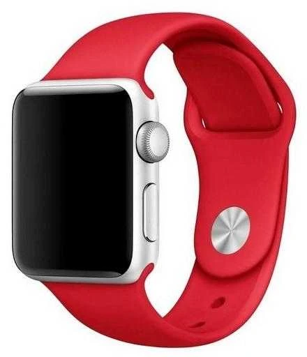„Mercury“ silikoninė apyrankė „Apple Watch 38/40/41 mm“, raudona