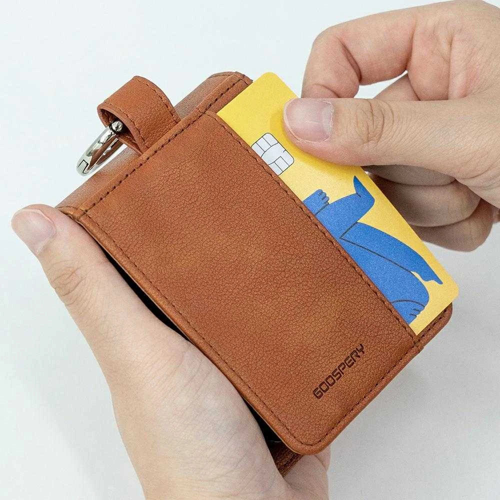 Mercury Basic Diary Dėklas Samsung Galaxy Z Flip7 Light rudos spalvos