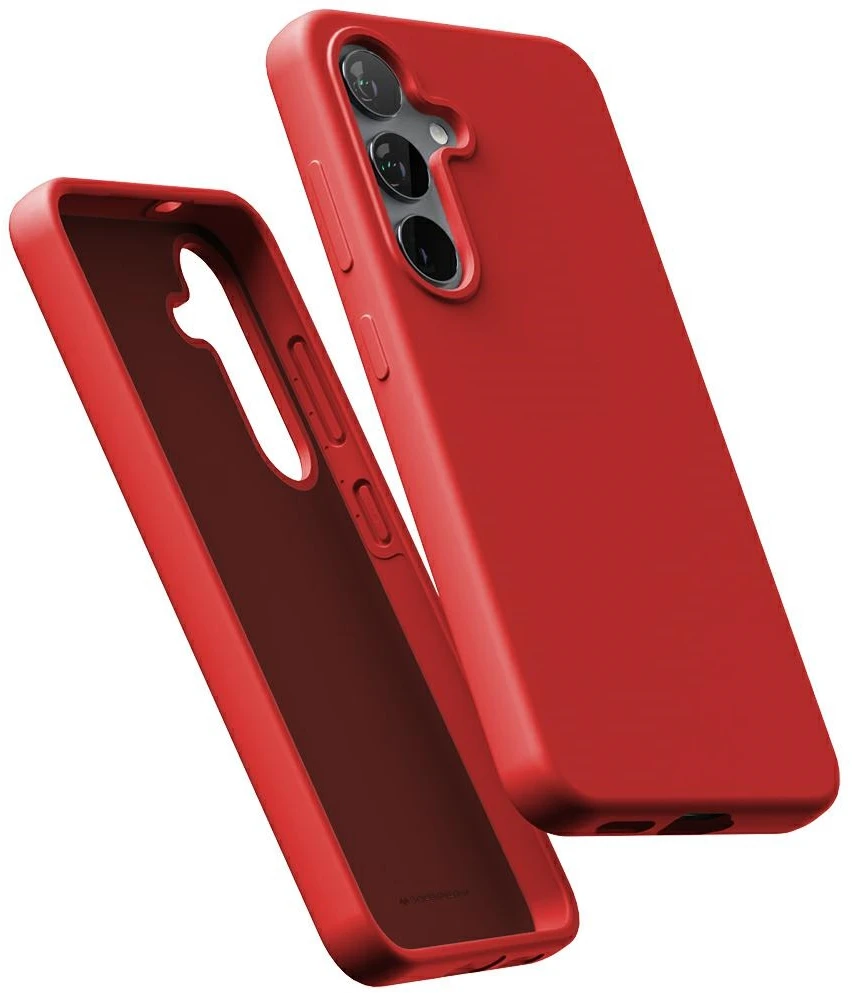 Mercury Dėklas Pure MagSafe Silicone Samsung Galaxy S25 Plus red