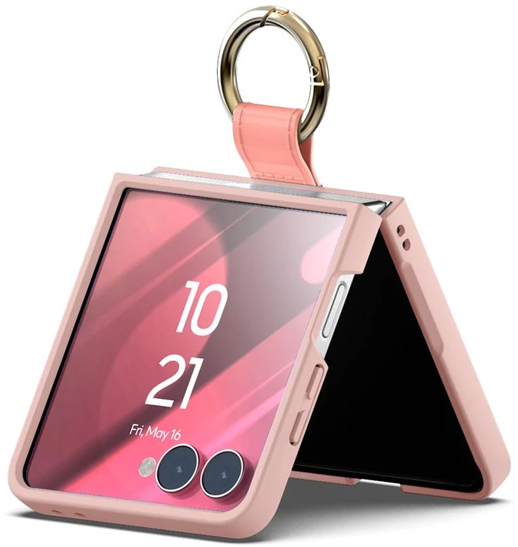 MERCURY AUKSINIS ŽIEDINIS DĖKLAS SAMSUNG GALAXY Z FLIP7, ROŽINIS