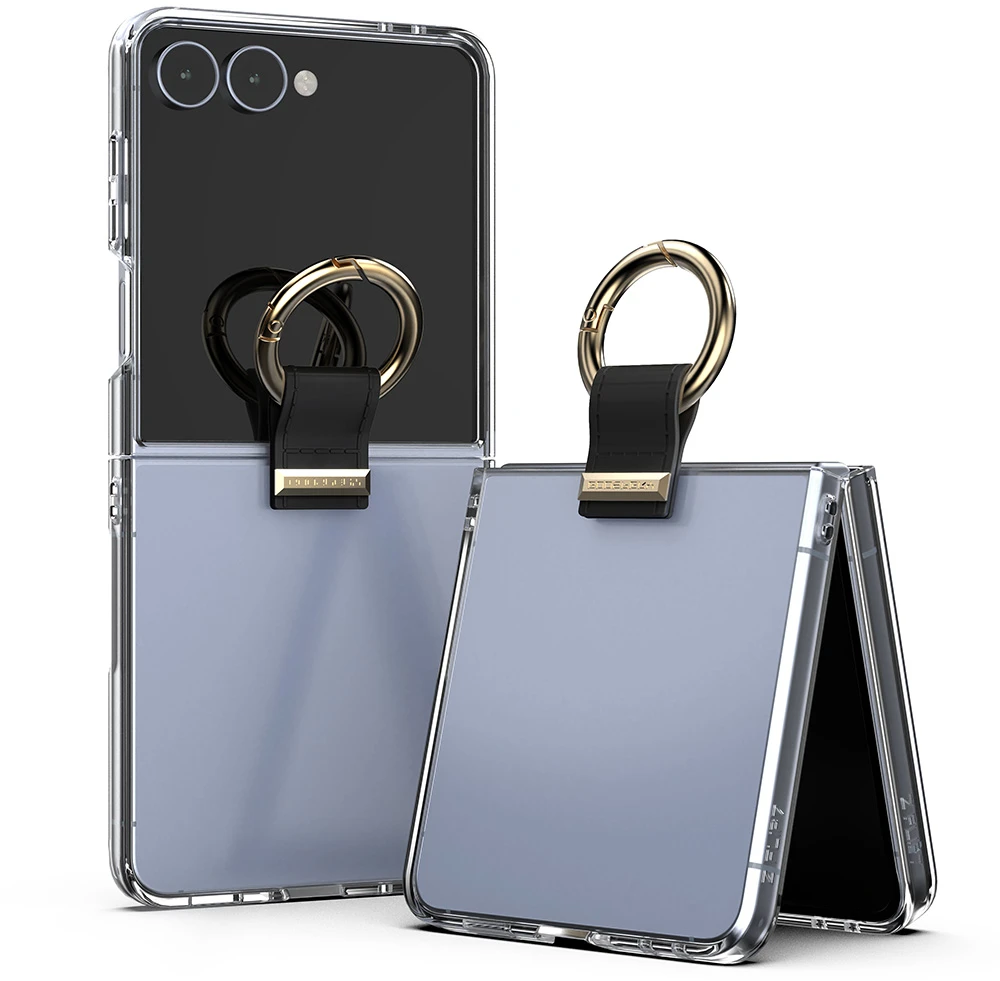 Mercury Golden Bell dėklas, skirtas Samsung Galaxy Z Flip8, juodas