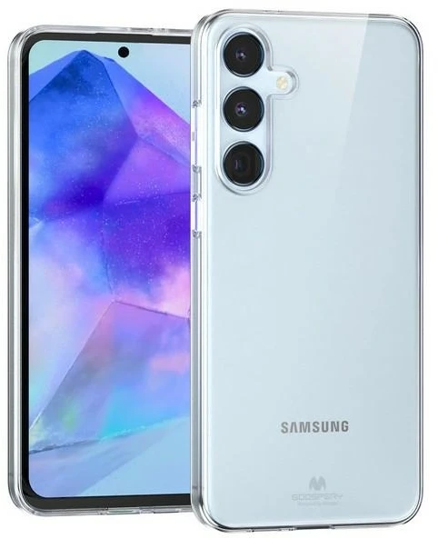 Dėklas Mercury Jelly Clear Samsung A556 A55 5G skaidrus