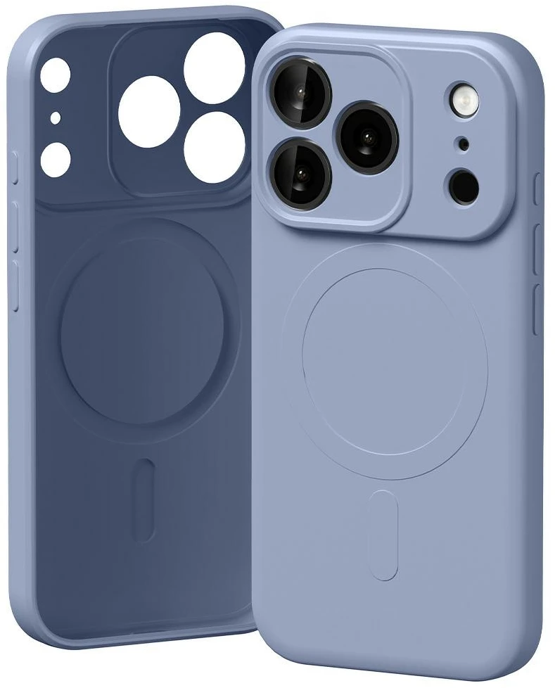 Mercury Semi-Silicone MagSafe dėklas Apple iPhone 17 Pro lilac violetinė