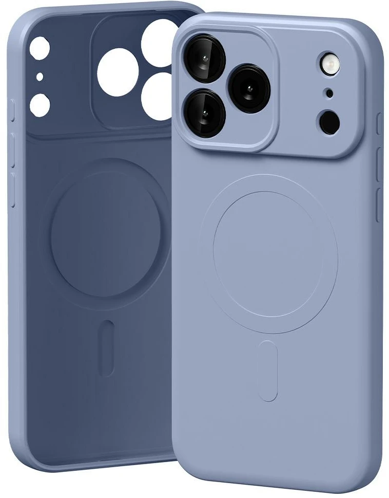 Mercury Semi-Silicone MagSafe dėklas Apple iPhone 17 Pro Max Lilac