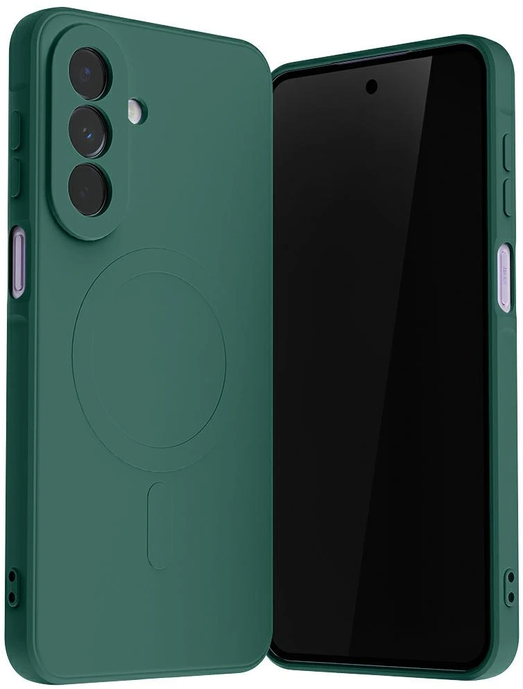 Mercury Semi-Silicone MagSafe Dėklas skirtas Samsung Galaxy A27 Žalias