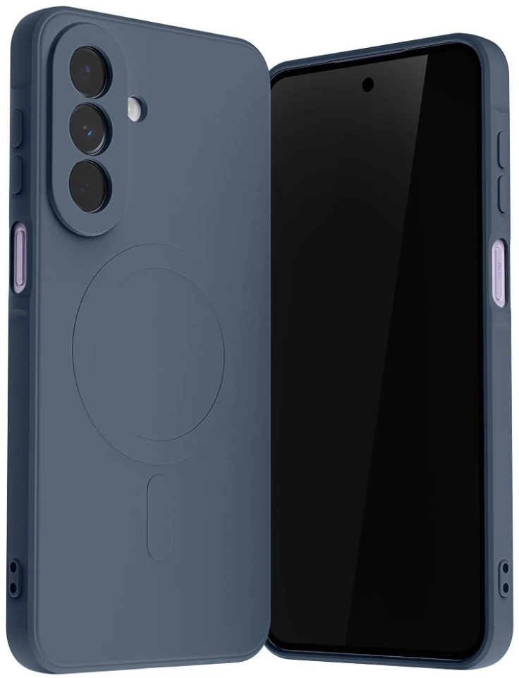 Mercury pusiau silikoninis MagSafe dėklas, skirtas Samsung Galaxy A27, Sierra Mėlyna