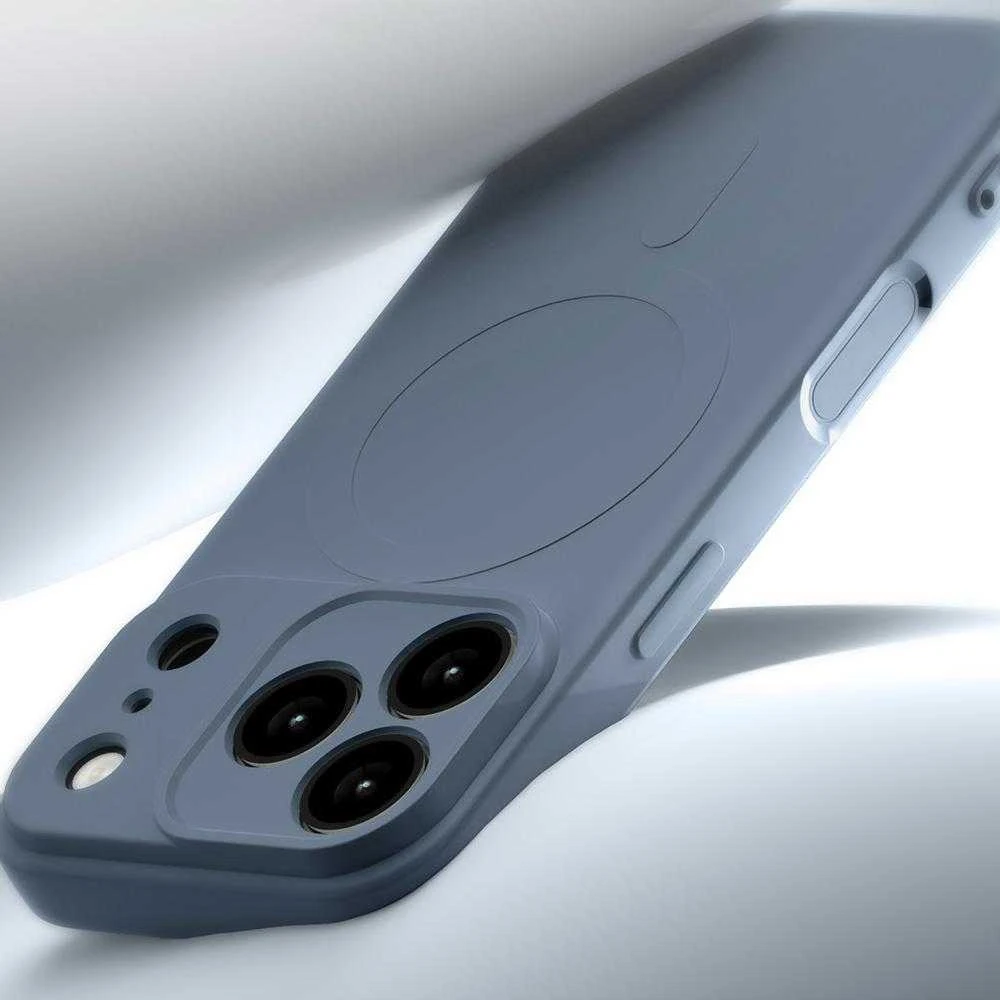 Mercury Semi-Silicone MagSafe dėklas Apple iPhone 17 Pro Stone