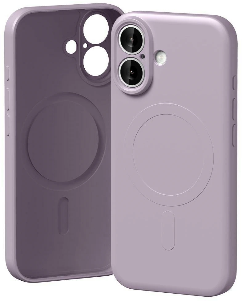 Mercury Semi-Silicone MagSafe dėklas Apple iPhone 17 Lilac