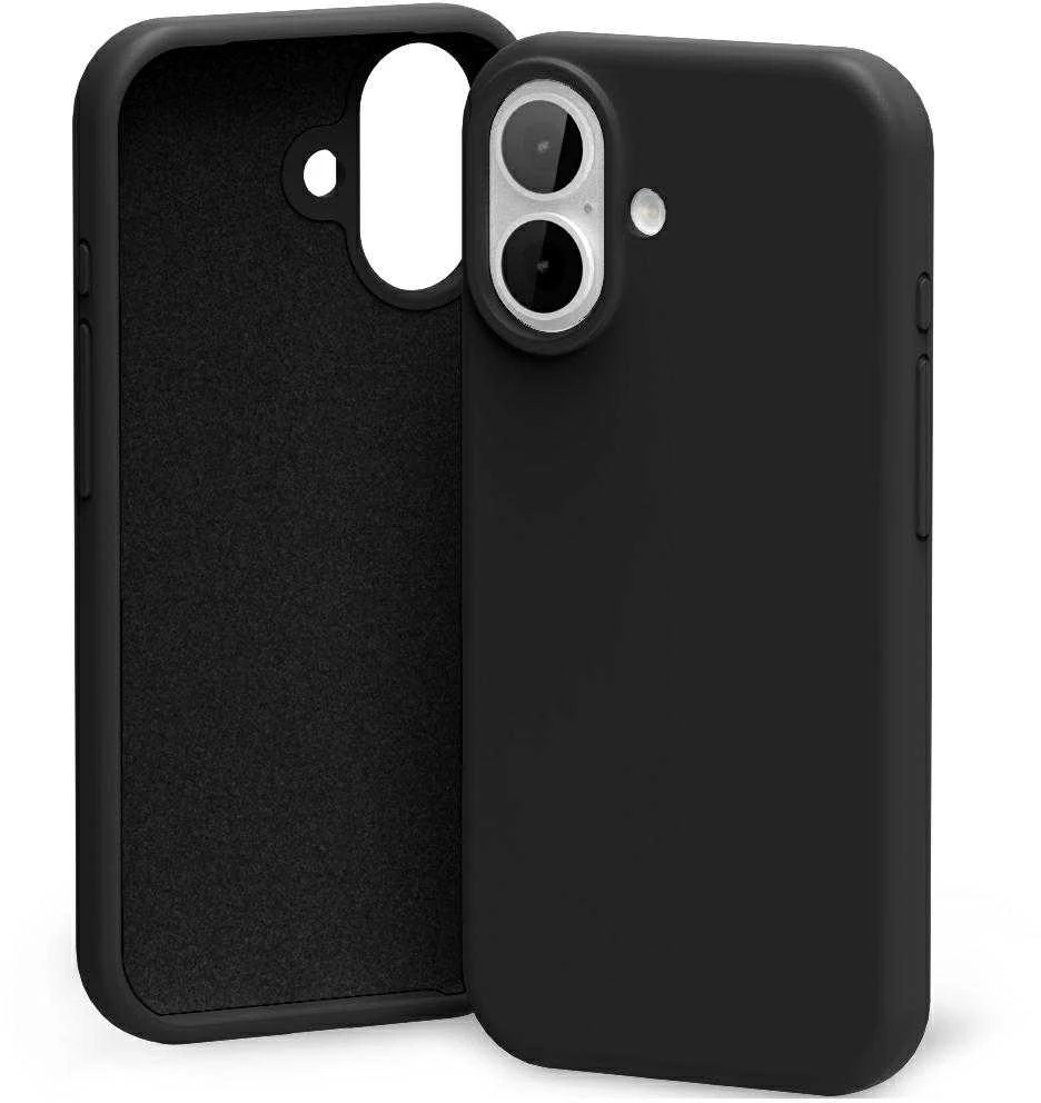 Mercury Silicone Dėklas Apple iPhone 17 juodos spalvos