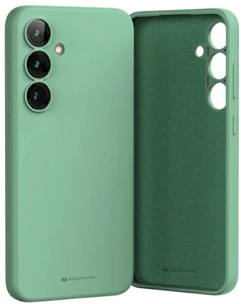 Dėklas Mercury Silikoninis dėklas Samsung A165 A16 4G/A166 A16 5G tamsiai žalias