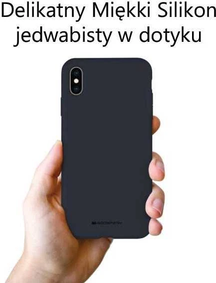 Dėklas Mercury Silikoninis dėklas Apple iPhone 12/12 Pro tamsiai mėlynas