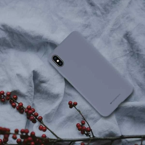 Dėklas Mercury Silikoninis dėklas Apple iPhone 13 Pro levandos pilka