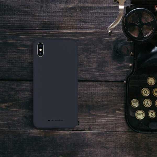 Dėklas Mercury Silikoninis dėklas Apple iPhone 14 tamsiai mėlynas