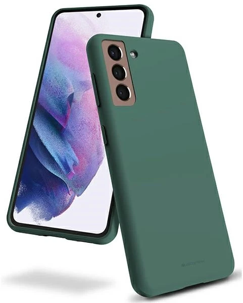 Dėklas Mercury Silicone Apple iPhone 15 Pro 6,1″ žalios spalvos