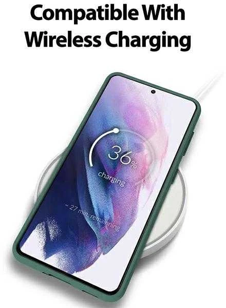Dėklas Mercury Silicone Apple iPhone 15 Pro Max 6,7″ žalios spalvos