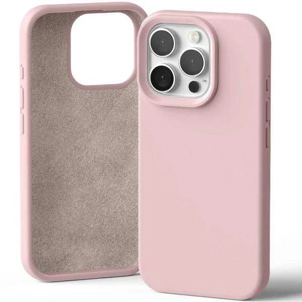 Dėklas Mercury Silikoninis dėklas Apple iPhone 16 Pro rožinio smėlio