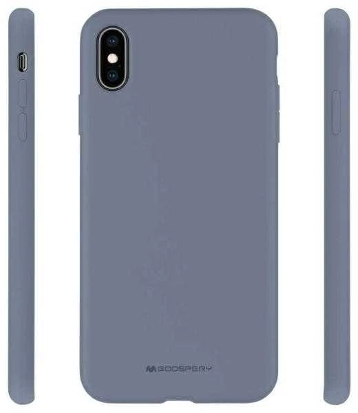Dėklas „Mercury Silicone Samsung A20s A207“ levandų pilkos spalvos