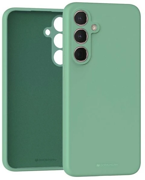 Dėklas Mercury Silicone Samsung A35 A356 žalios spalvos