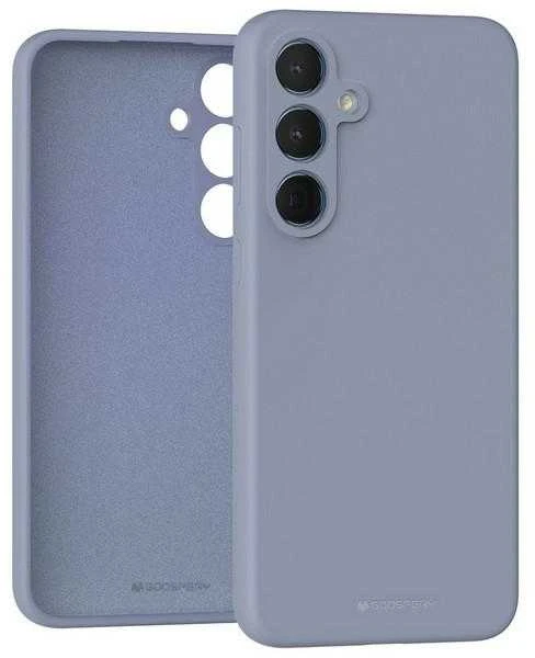 Dėklas Mercury Silikoninis dėklas Samsung A556 A55 5G levandos pilka
