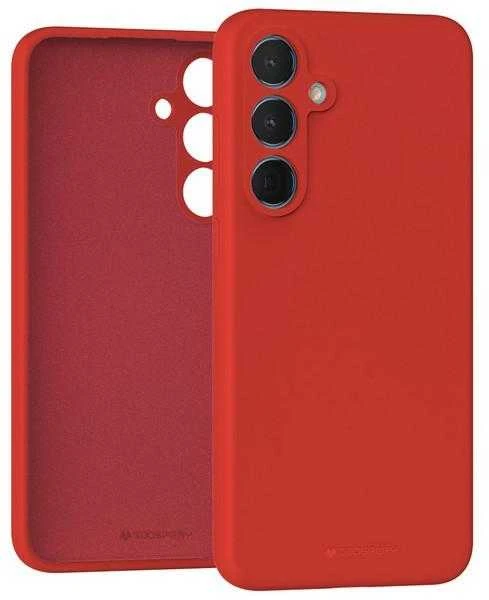 Dėklas Mercury Silikoninis dėklas Samsung A556 A55 5G raudonas