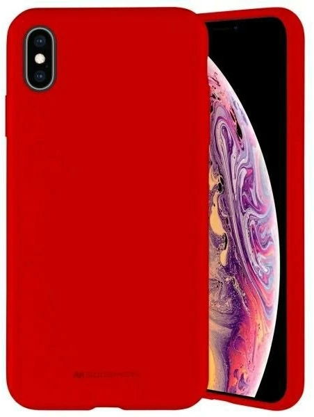 Dėklas Mercury Silikoninis dėklas Samsung S911 S23 5G raudonas