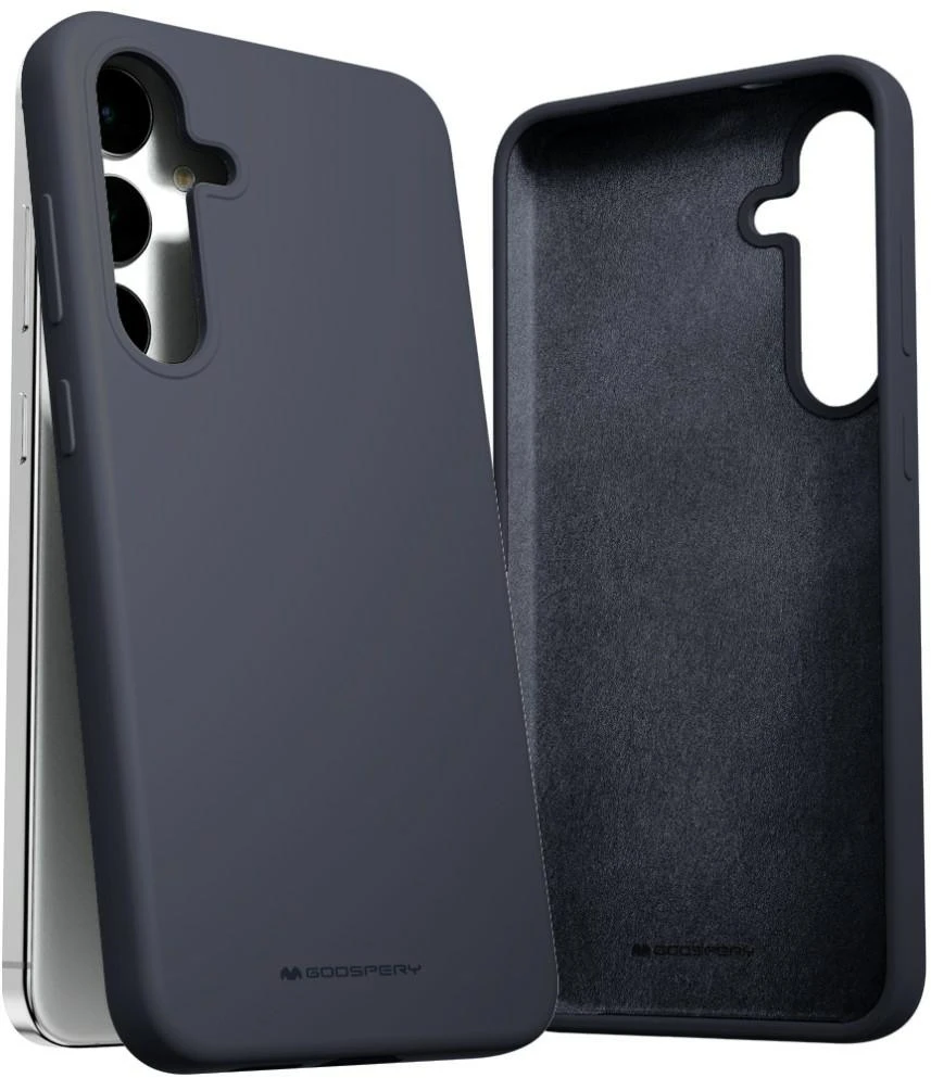 „Mercury“ silikoninis dėklas „Samsung S24+ S926“, tamsiai mėlynas