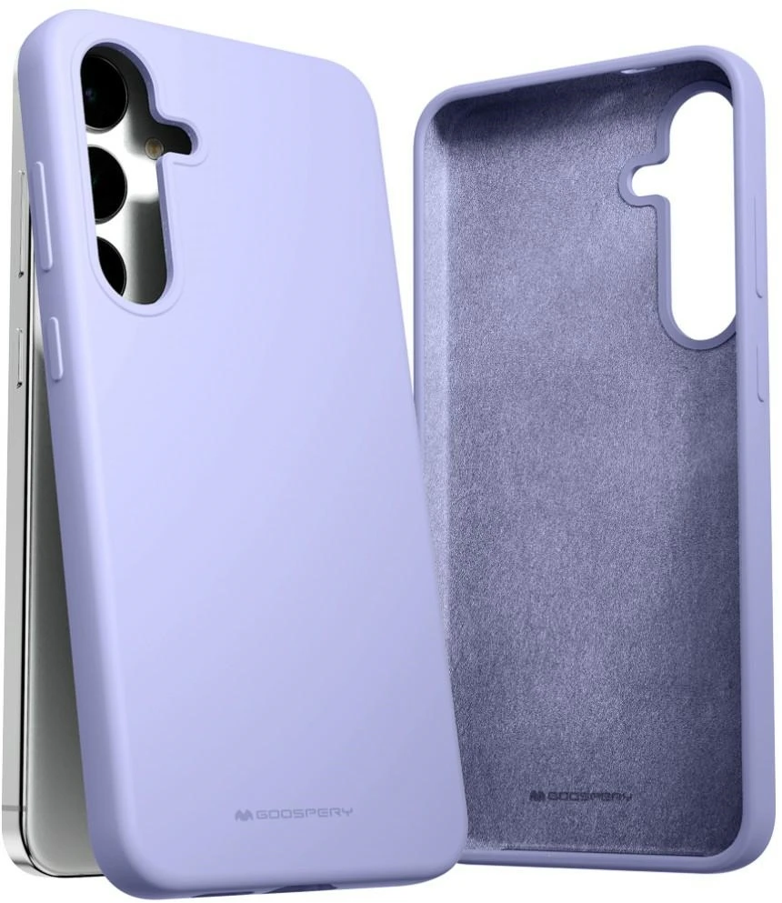 Dėklas „Mercury Silicone Samsung S24+ S926“ levandų spalvos