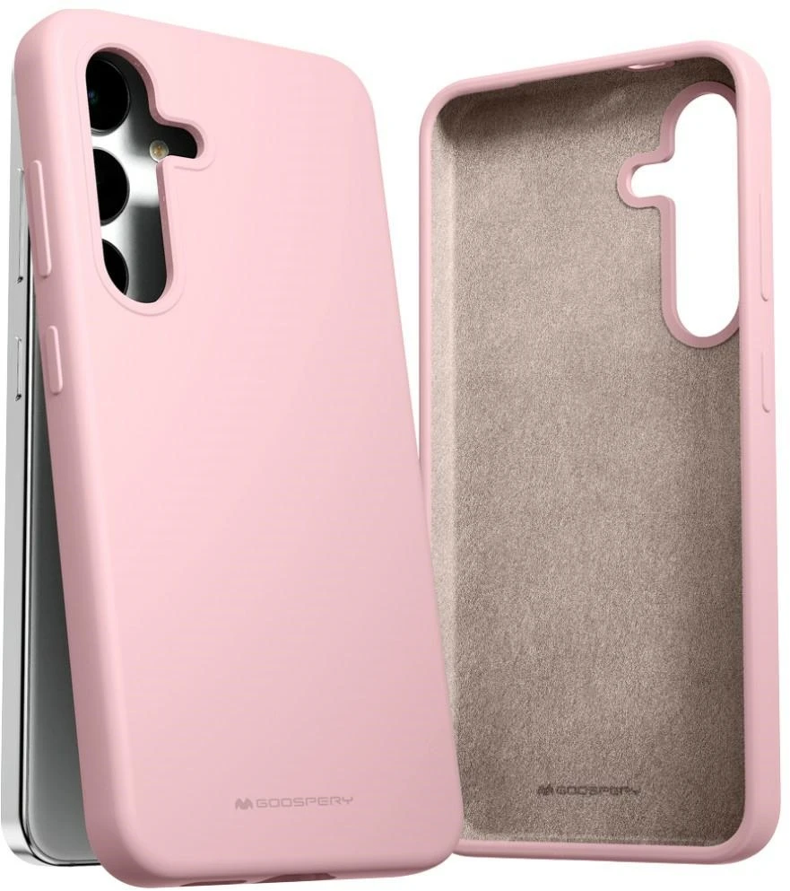 Mercury silikoninis dėklas Samsung S24 S921 rožinės spalvos
