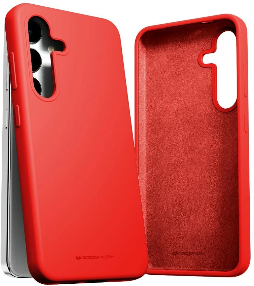 „Mercury“ silikoninis dėklas „Samsung S24 S921red“