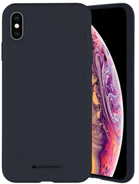 Dėklas Mercury Silikoninis dėklas Samsung S906 S22 Plus 5G tamsiai mėlynas