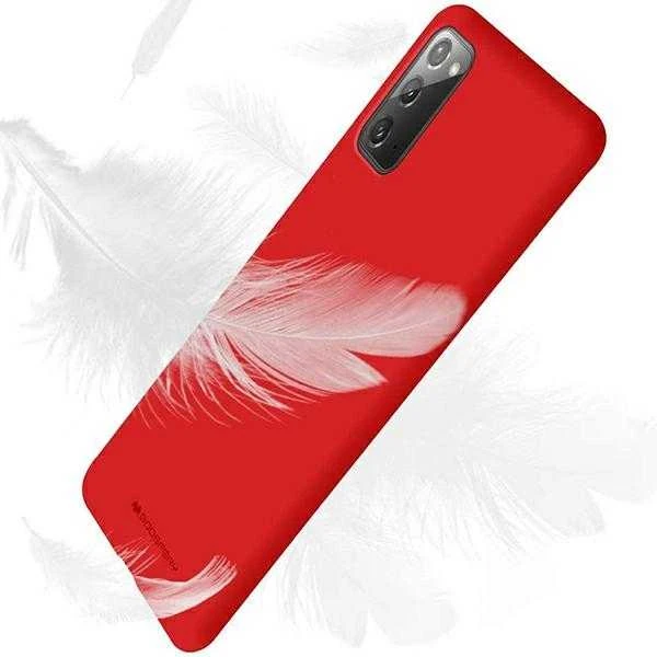 Dėklas Mercury Soft Jelly Case Apple iPhone 14 Pro raudonas