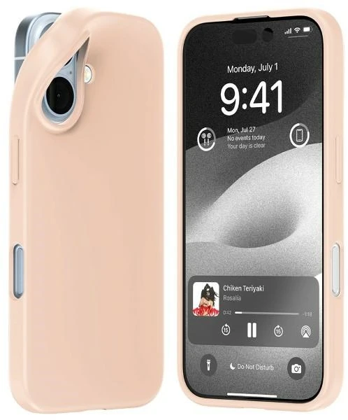 Mercury Soft iPhone 16 6,1″ rožinės spalvos dėklas