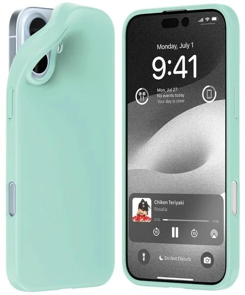 Dėklas „Mercury Soft Apple iPhone 16 Plus 6.7“ mėtinis
