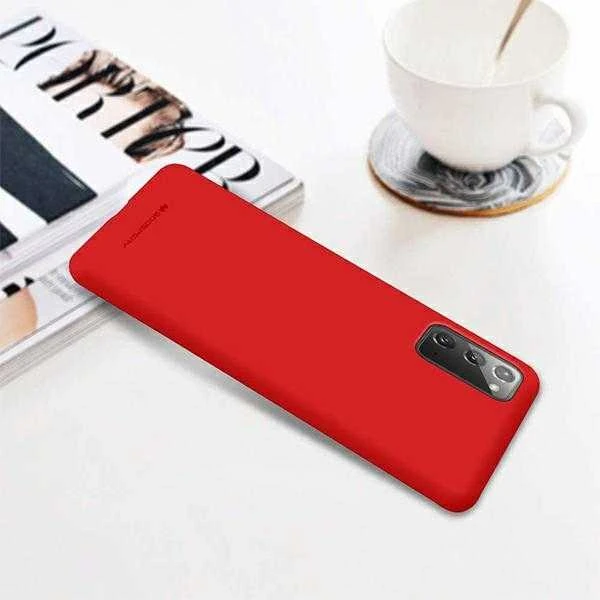 Dėklas Mercury Soft Jelly Case Apple iPhone 13 Pro Max raudonas