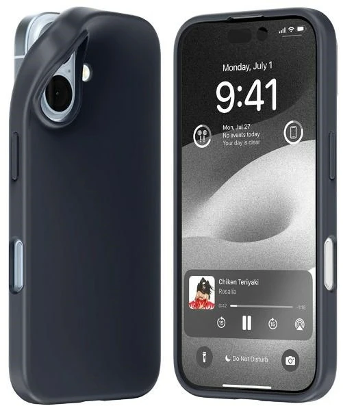 Dėklas Mercury Soft Jelly Case Apple iPhone 16 tamsiai mėlynas