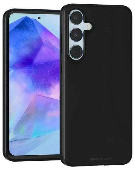 Dėklas Mercury Soft Samsung A55 A556 juodos spalvos