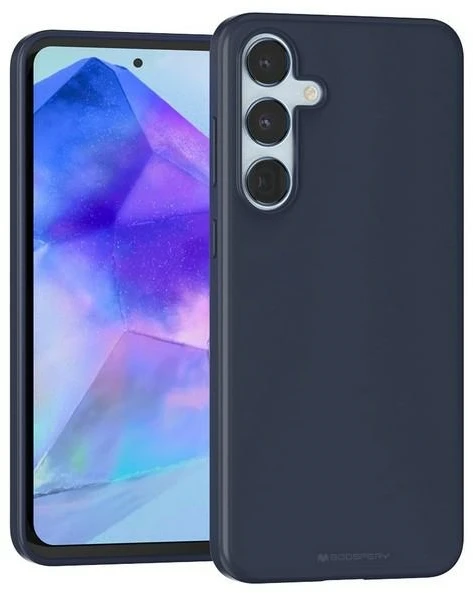 Dėklas Mercury Soft Samsung A55 A556 midnight mėlynas