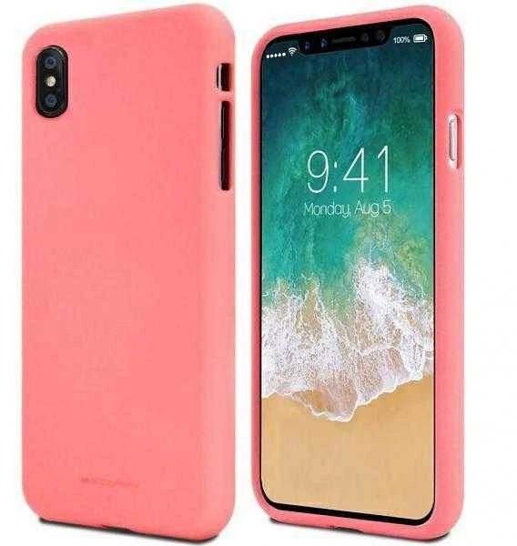 Dėklas Mercury Soft Sony XZ3 rožinės spalvos