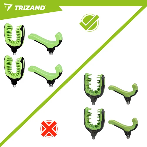 Meškerės atramos antgalis - 2 Trizand komplektai
