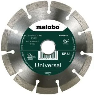 Deimantinis pjovimo diskas Metabo Promotion; 150x22 mm
