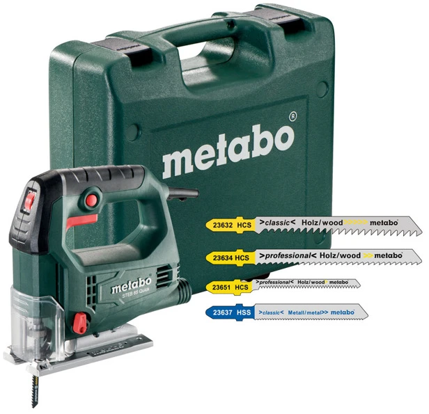 Metabo Siaurapjūklis STEB 65 QUICK SET (690920000) 450W + 20 pjūkliukų